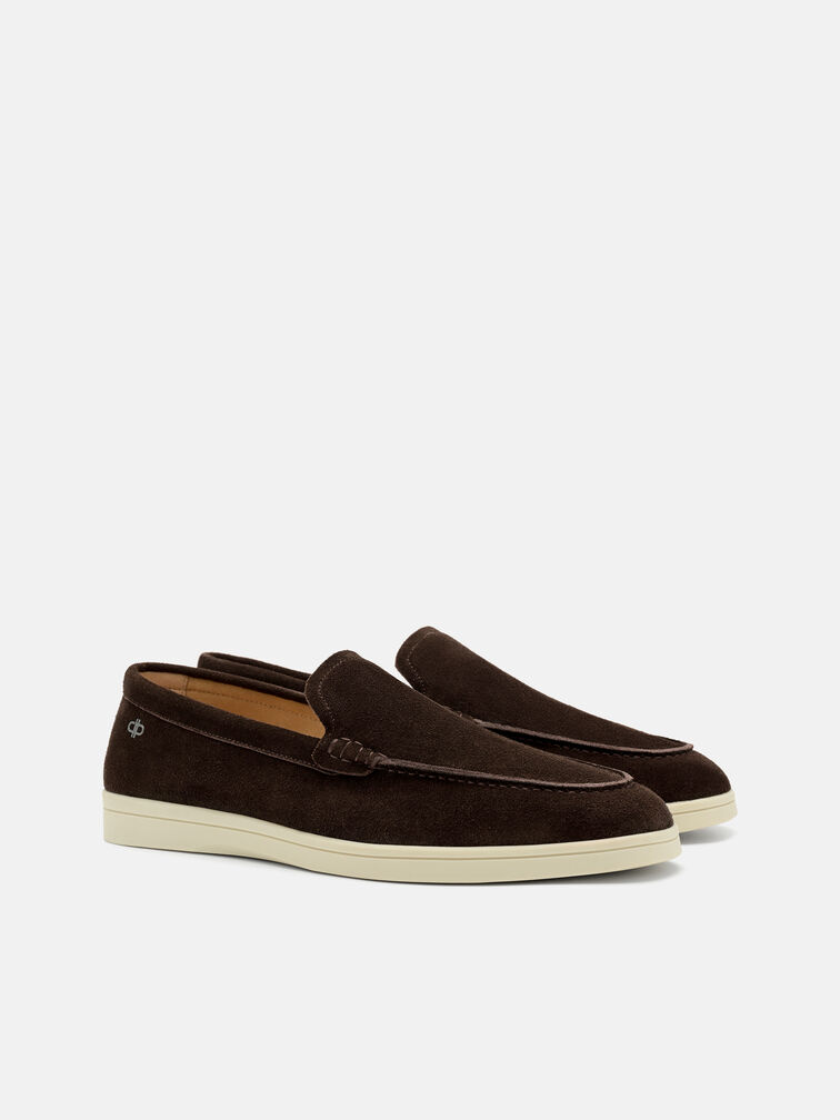 Roam Leather Loafers, Dark Brown