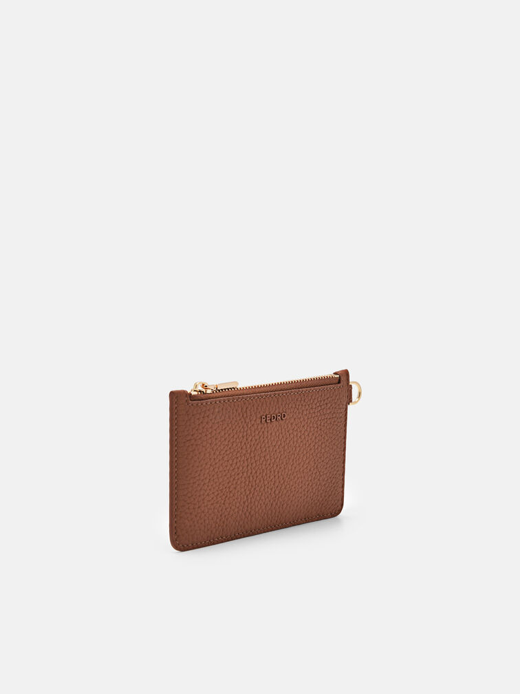 PEDRO Studio Leather Card Holder, Brown