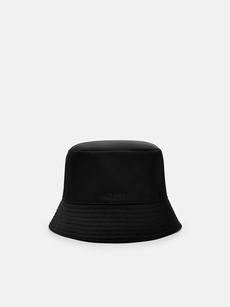 Nylon Bucket Hat, Black