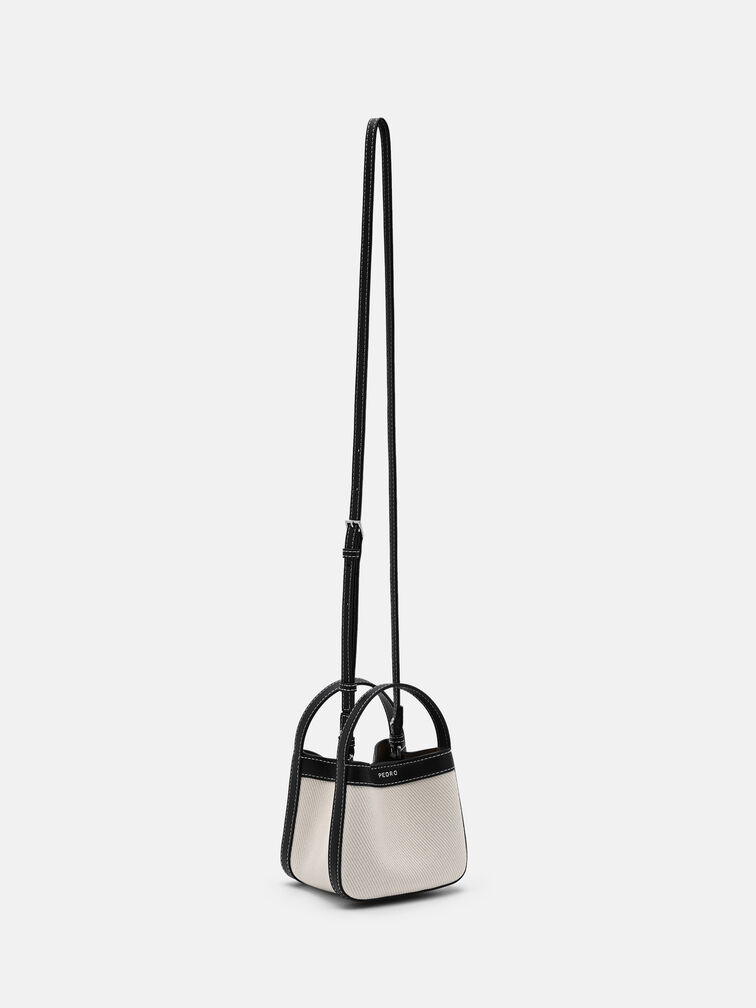 Dana Canvas Pouch, Black Canvas