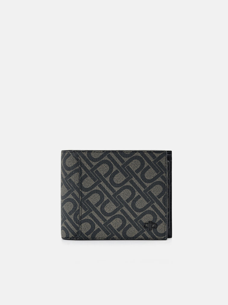 Bi-Fold Wallet with Insert, Black