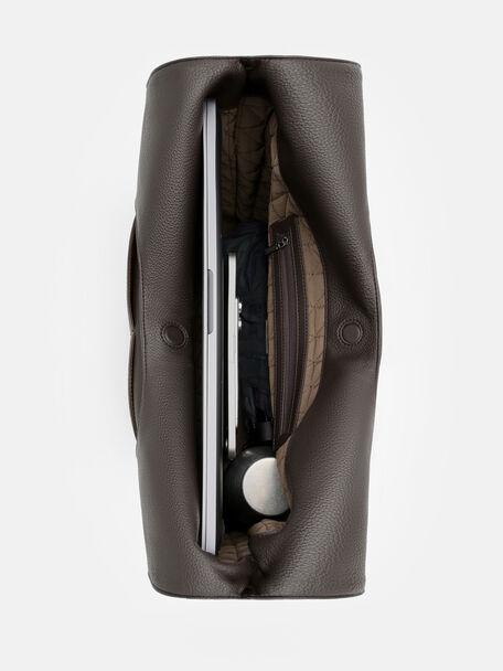 Utility Tote Bag, Dark Brown