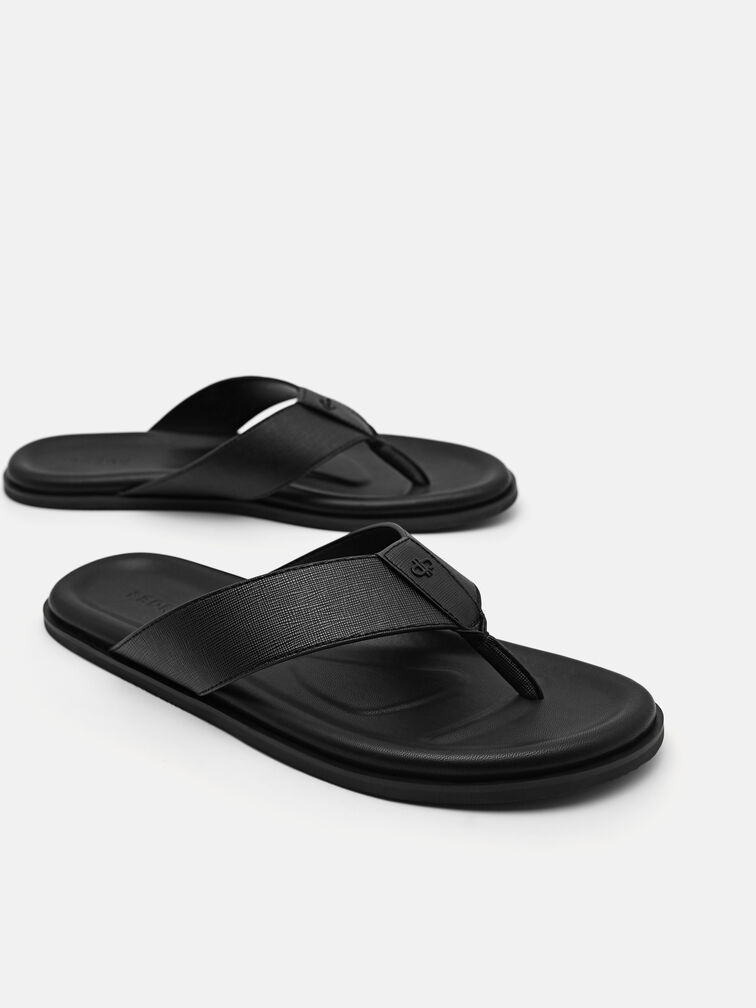 Thong Sandals, Black