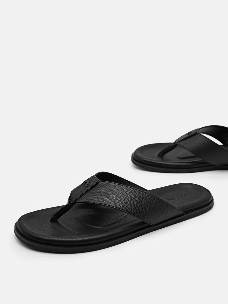 Thong Sandals, Black