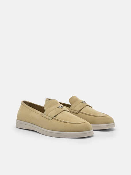 Roam Suede Driving Shoes, Sand