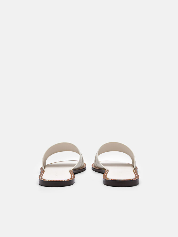 Slide Sandals, Chalk
