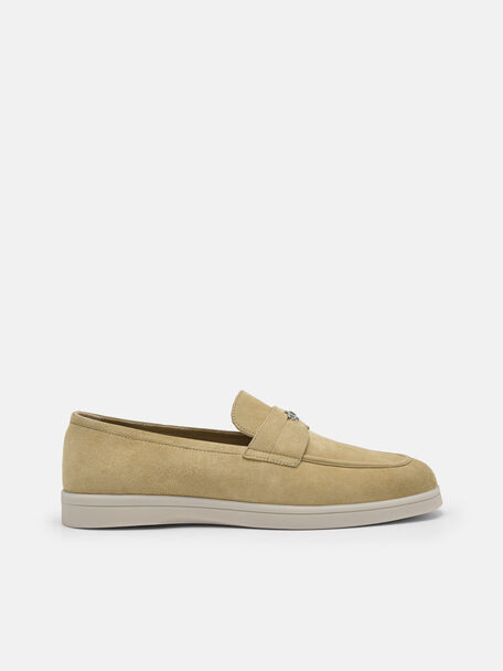 Roam Suede Driving Shoes, Sand