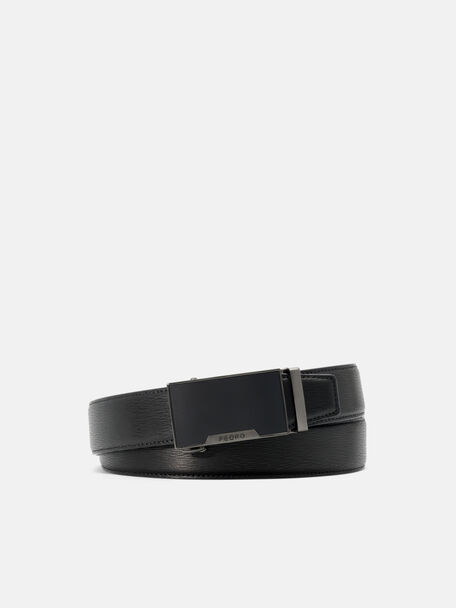 Leather Automatic Belt, Black