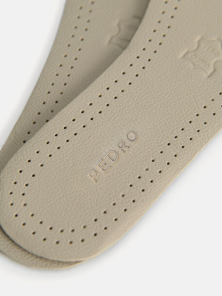 Genuine Leather Insole, Beige
