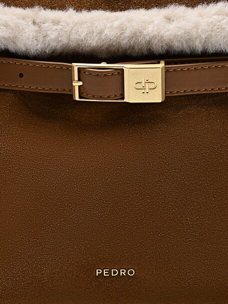 Large Shoulder Bag, Cognac