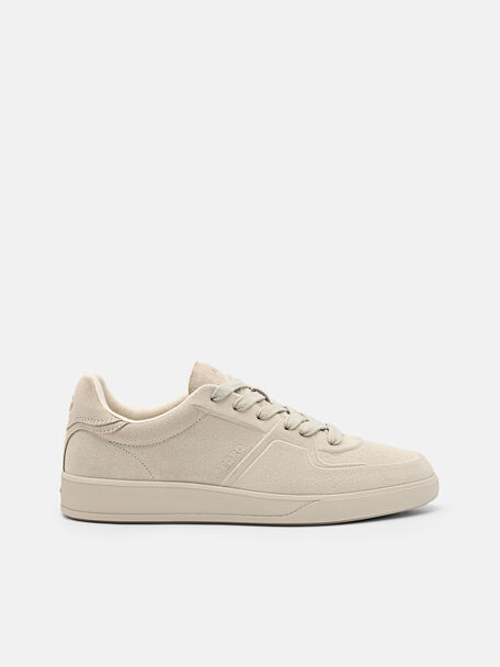 Fleet Suede Sneakers, Chalk