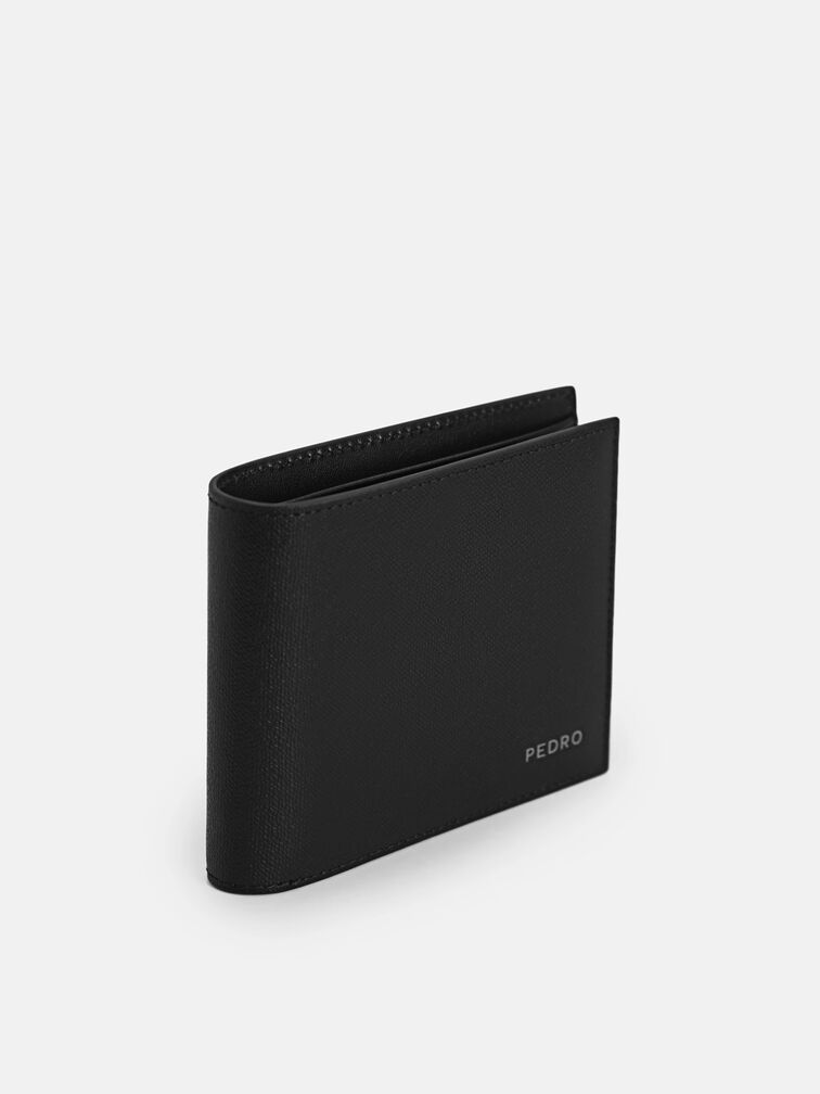 Full-Grain Leather Wallet with Insert, Black