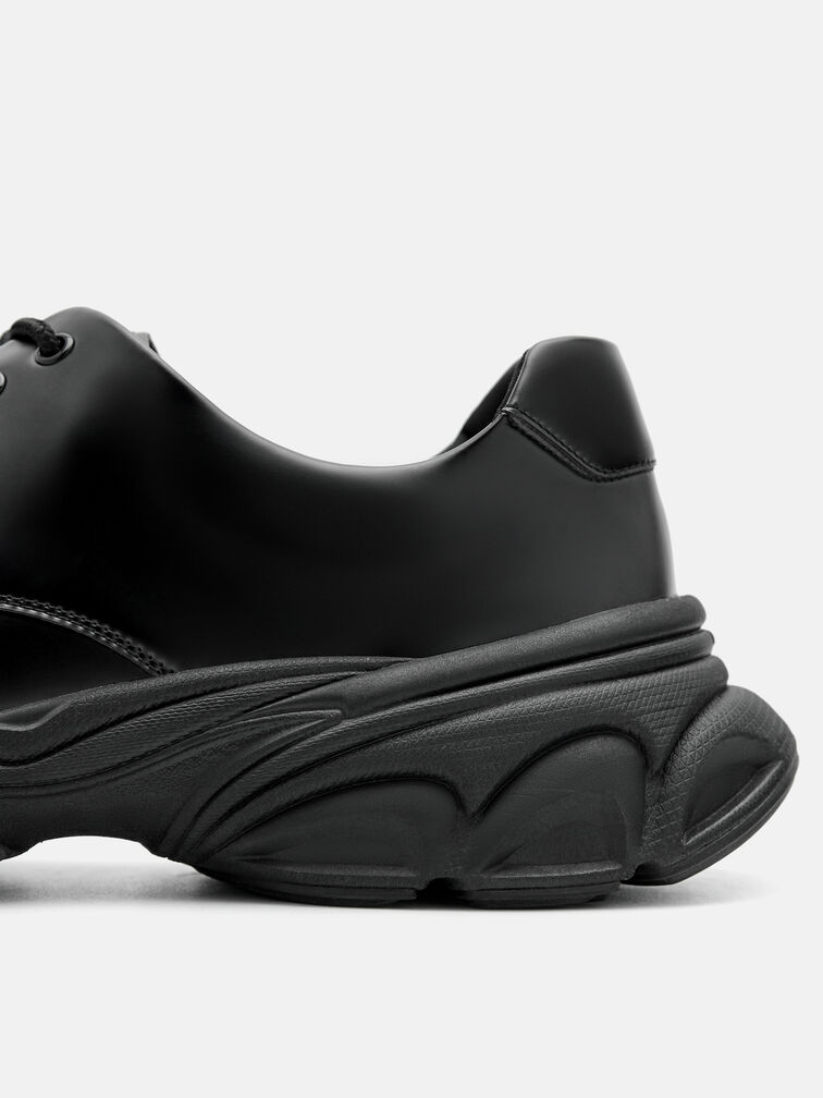 Cyclone Derby Shoes, Black