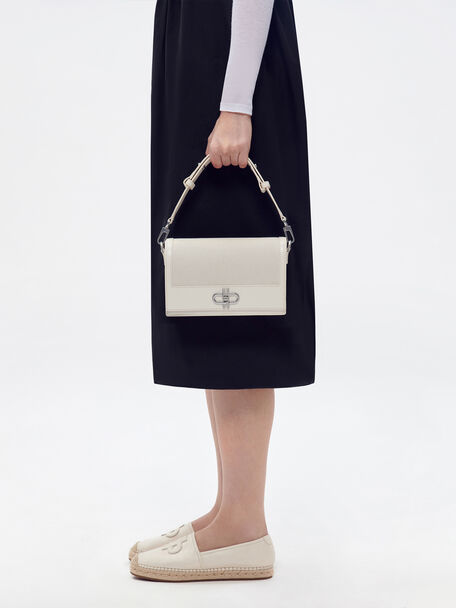 Leather Loafers, Chalk