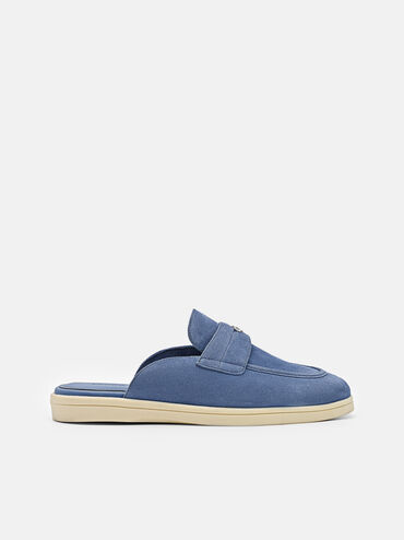 Slate Blue Suede