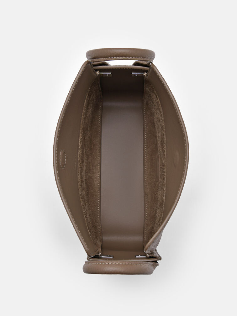 Demi Bag, Dark Taupe