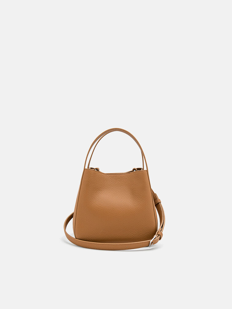 Dana Bucket Bag, Cognac