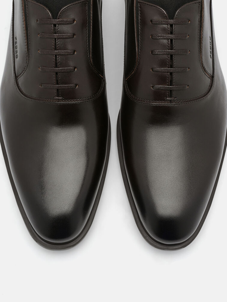 Altitude Leather Oxford Shoes, Dark Brown
