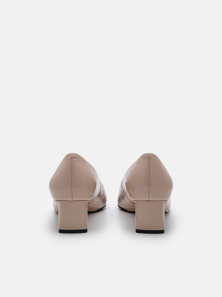 PEDRO Studio Ines Leather Pumps, Nude