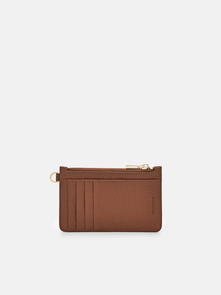 PEDRO Studio Leather Card Holder, Brown
