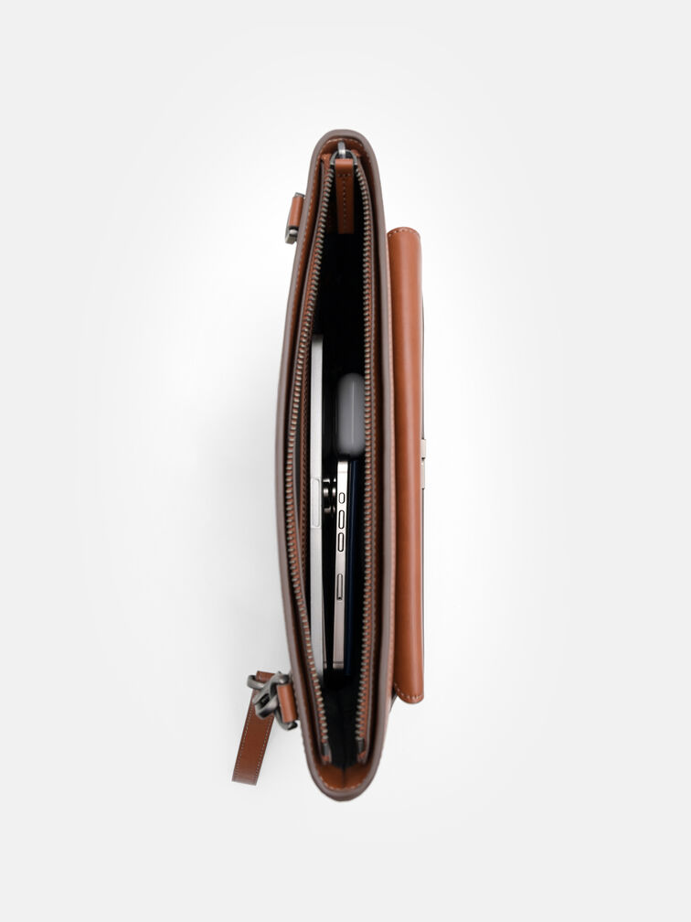 Jatte Portfolio Bag, Dark Taupe