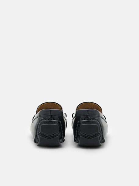 Leather Driving Shoes, Black