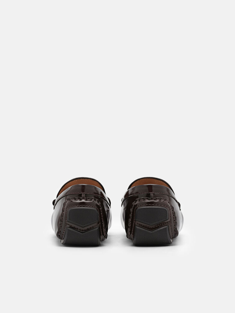 PEDRO Icon Leather Driving Shoes, Mahogany