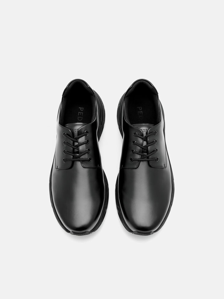Cyclone Derby Shoes, Black