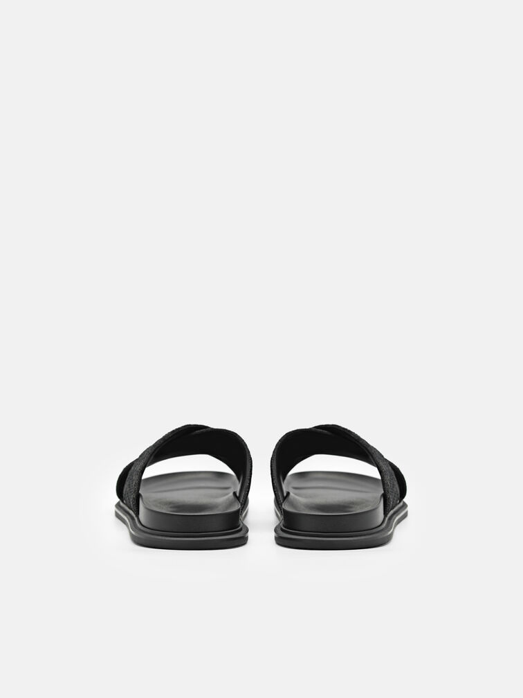 Cross Sandals, Black2