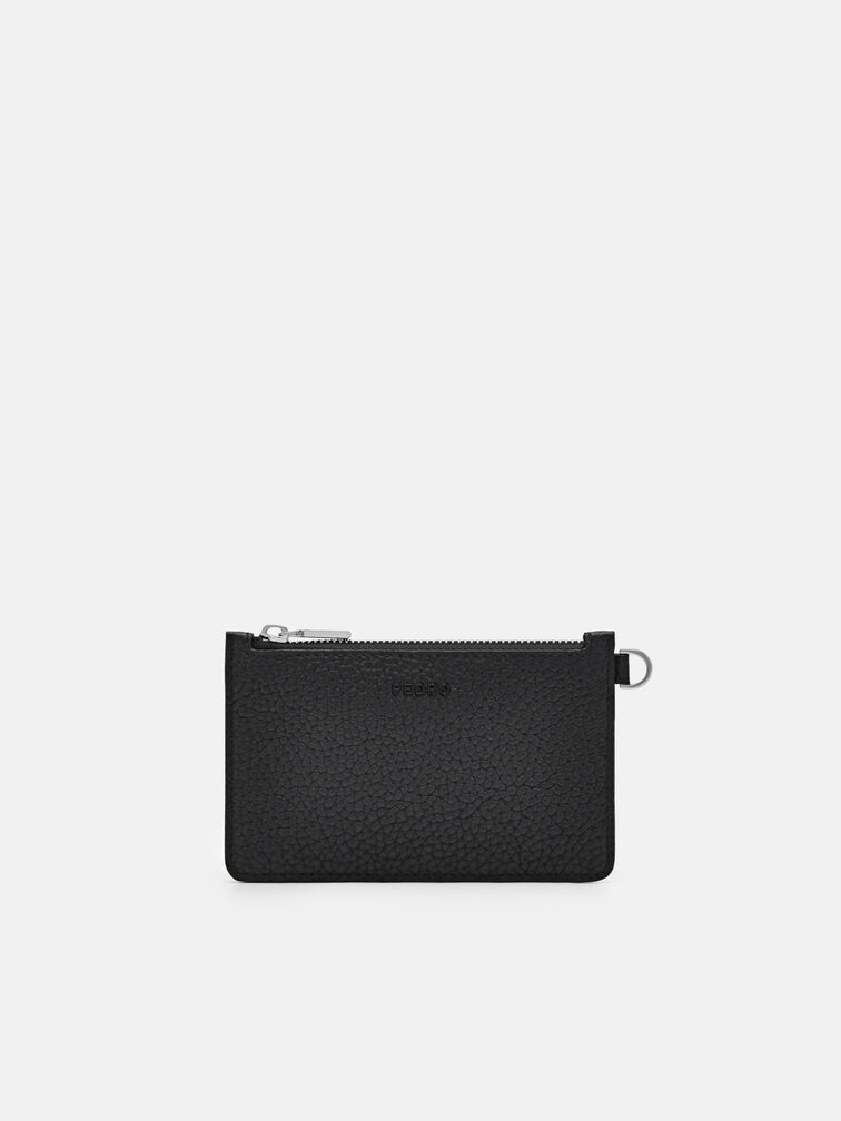 PEDRO Studio Leather Card Holder, Black