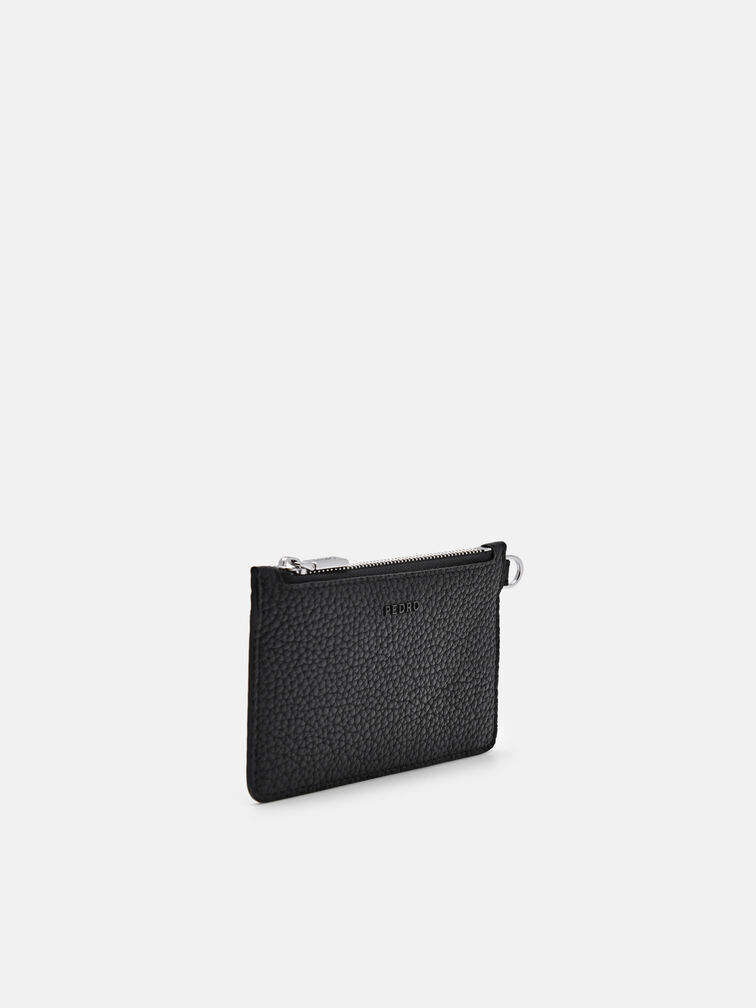 PEDRO Studio Leather Card Holder, Black