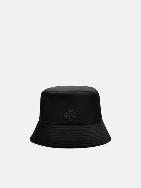 Nylon Bucket Hat, Black