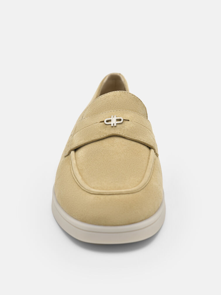 Roam Suede Driving Shoes, Sand