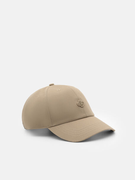 Monogram Cap, Taupe