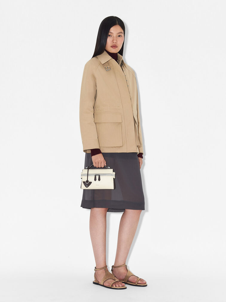 Alyssa Leather Shoulder Bag, Multi
