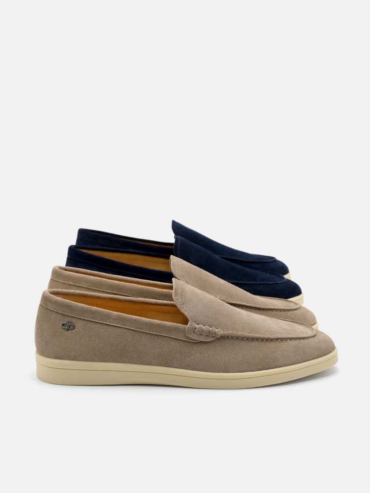Roam Suede Loafers, Navy Suede
