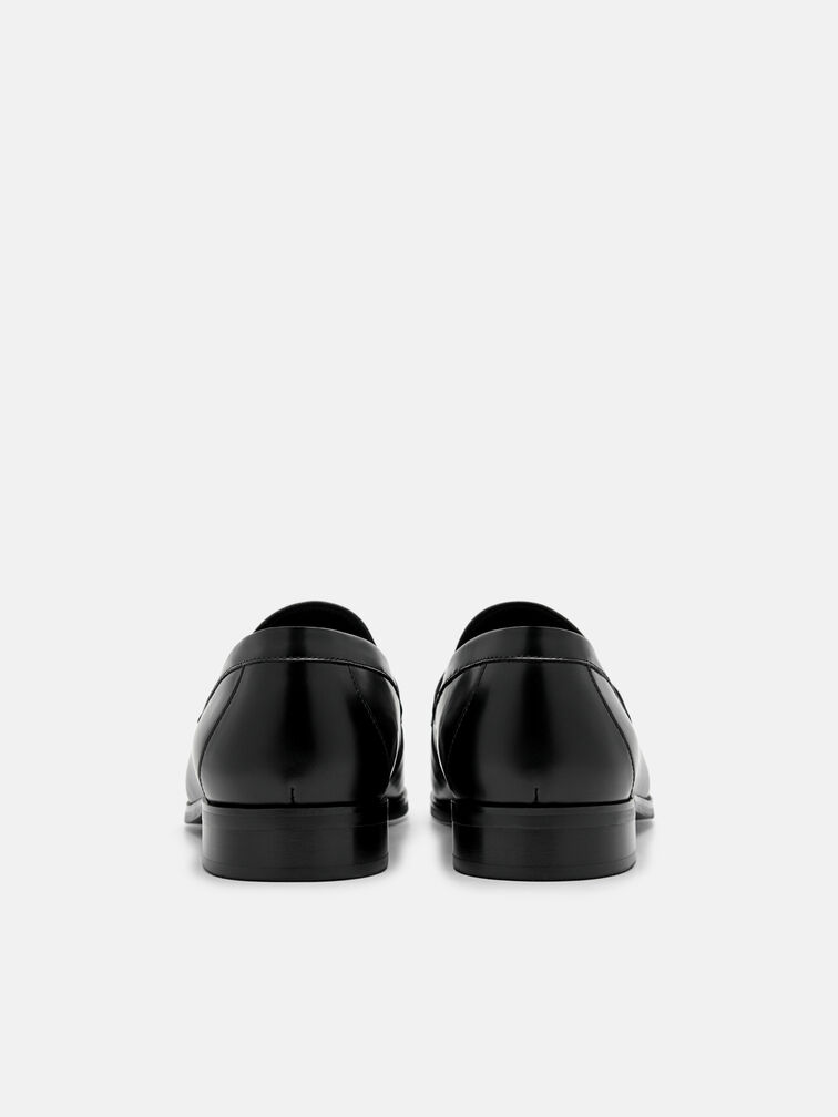 Leather Horsebit Loafer, Black