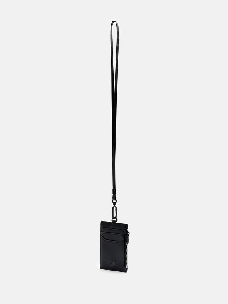 Leather Lanyard, Black