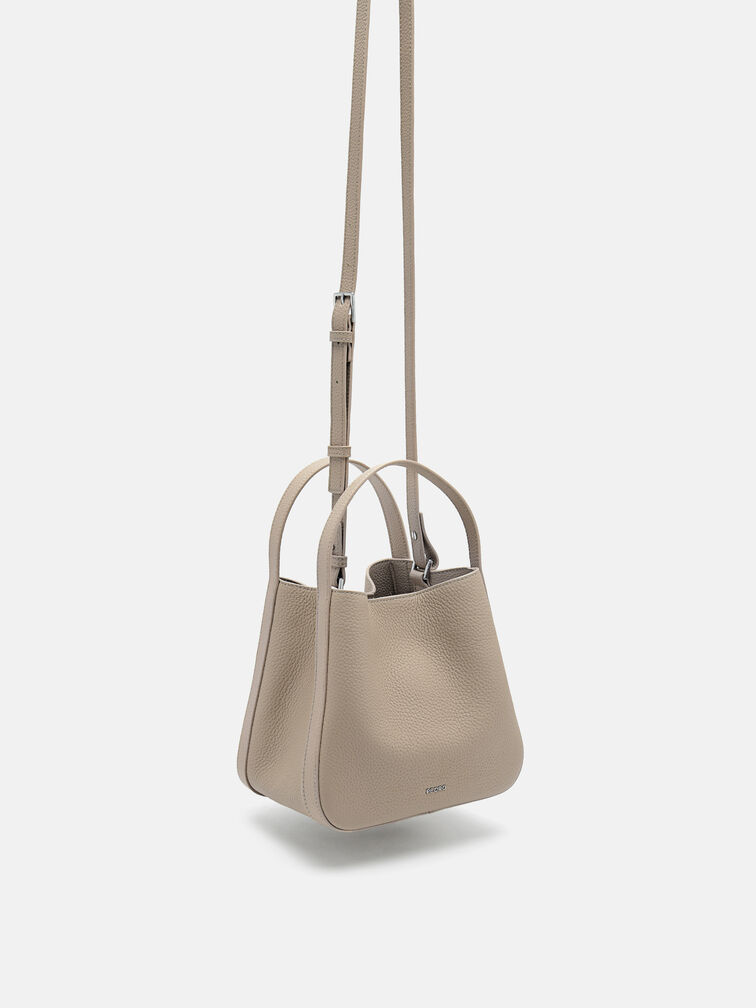 Dana Bucket Bag, Taupe