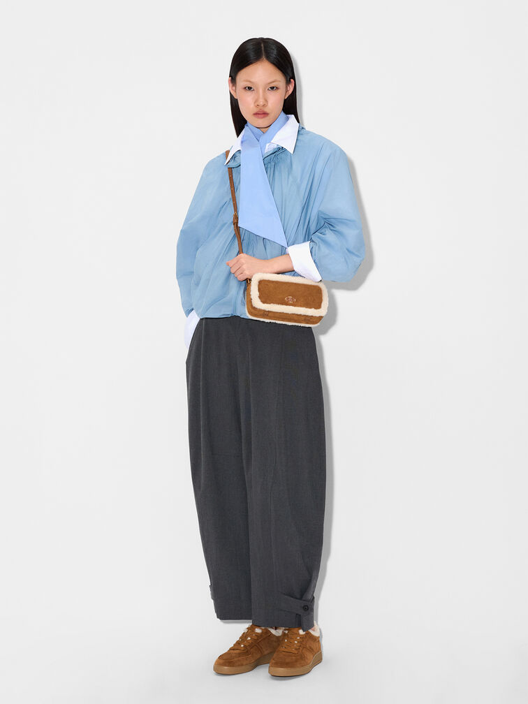 Mini Shoulder Bag, Cognac