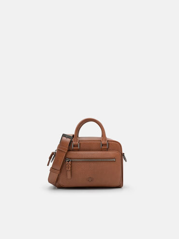 Cognac Embossed