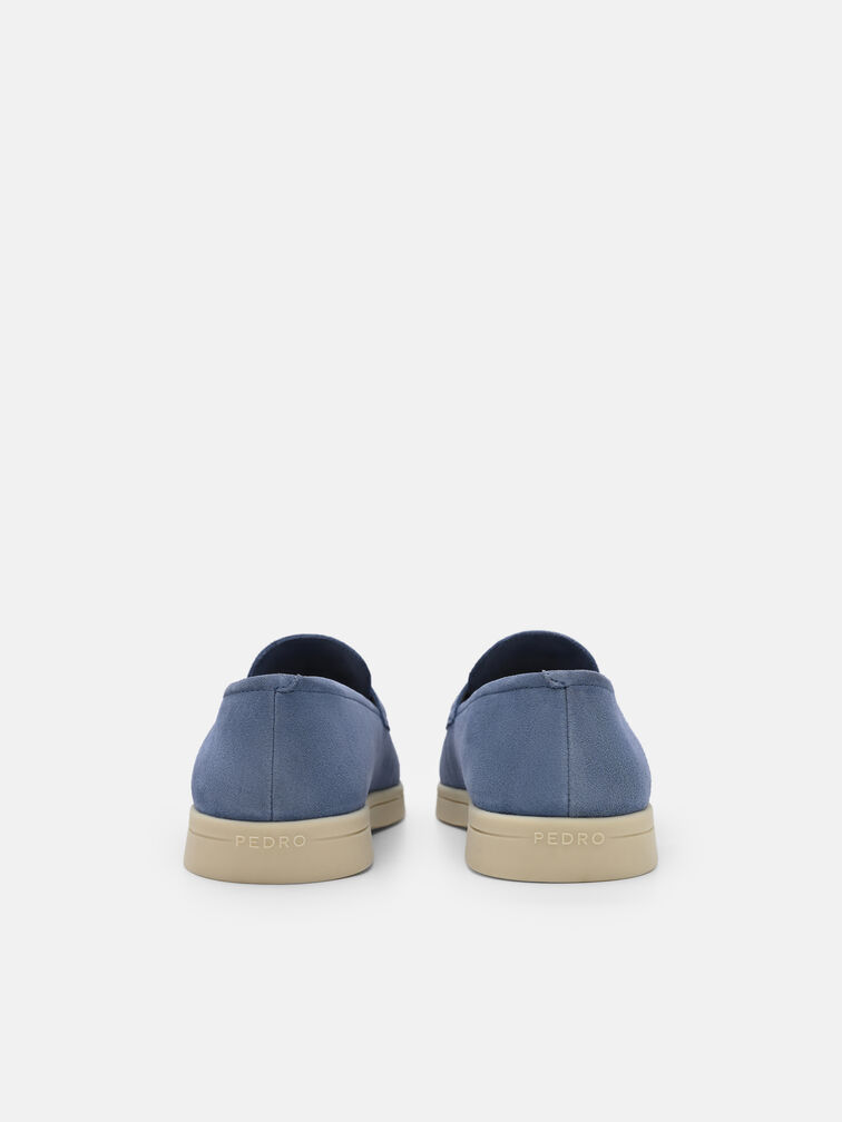 Roam Suede Driving Shoes, Slate Blue Suede