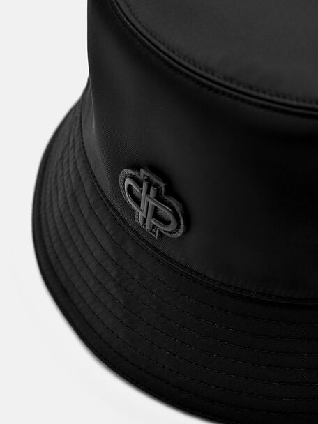 Nylon Bucket Hat, Black