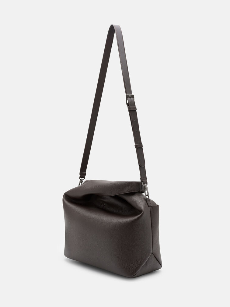 Utility Tote Bag, Dark Brown