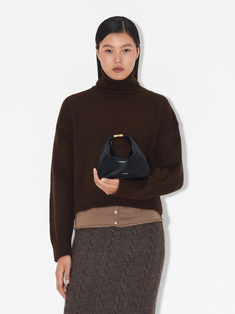 Jatte Crescent Bag, Black