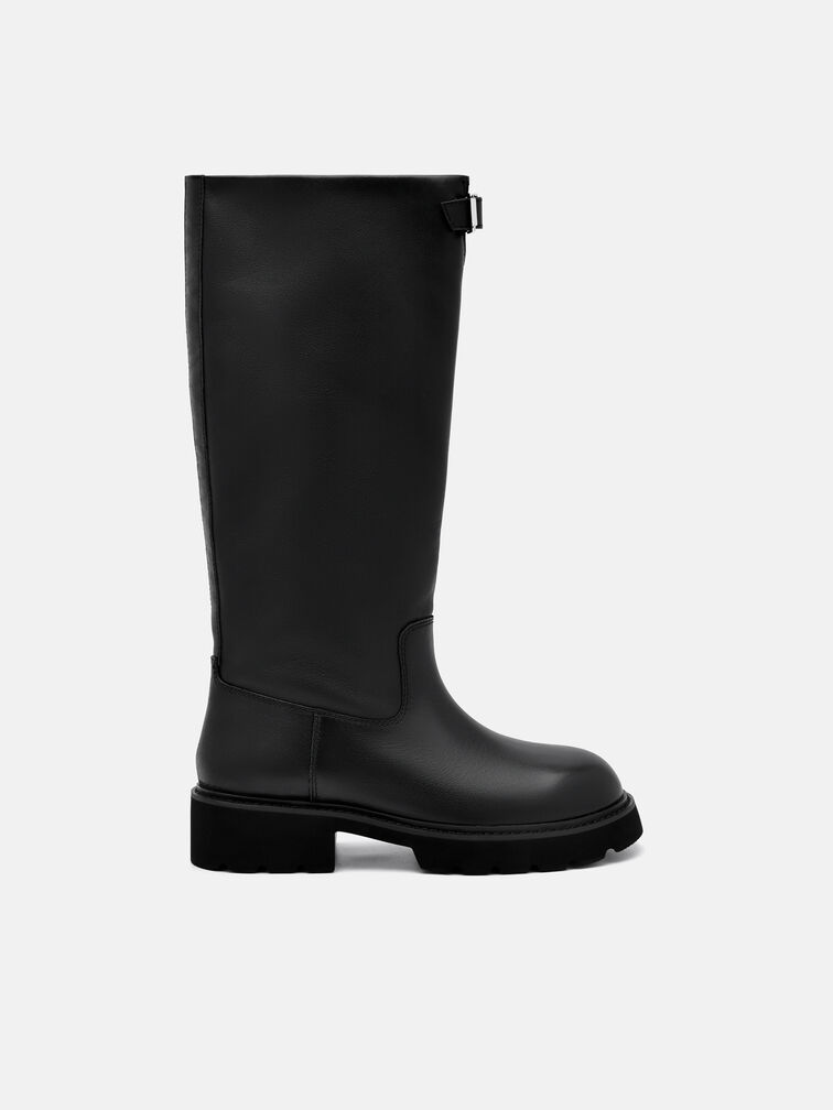 Dessa Knee Boots, Black
