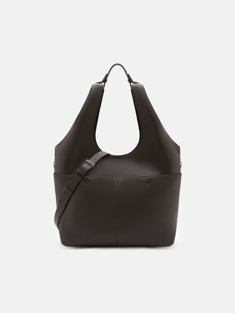 Utility Tote Bag, Dark Brown