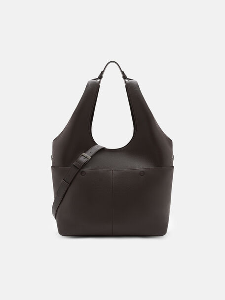 Utility Tote Bag, Dark Brown