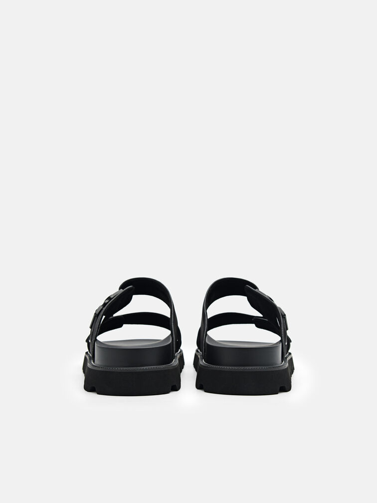 Slide Sandals, Black