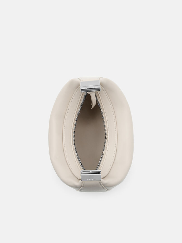 Jatte Crescent Bag, Chalk